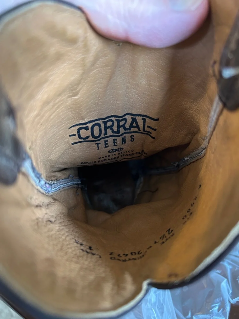 Corral gently worn